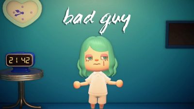 No te pierdas esta recreación del videoclip de «Bad Guy» en Animal Crossing: New Horizons