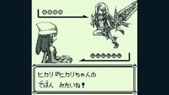 Recrean Xenoblade Chronicles 2 como un juego de Pokémon de Game Boy