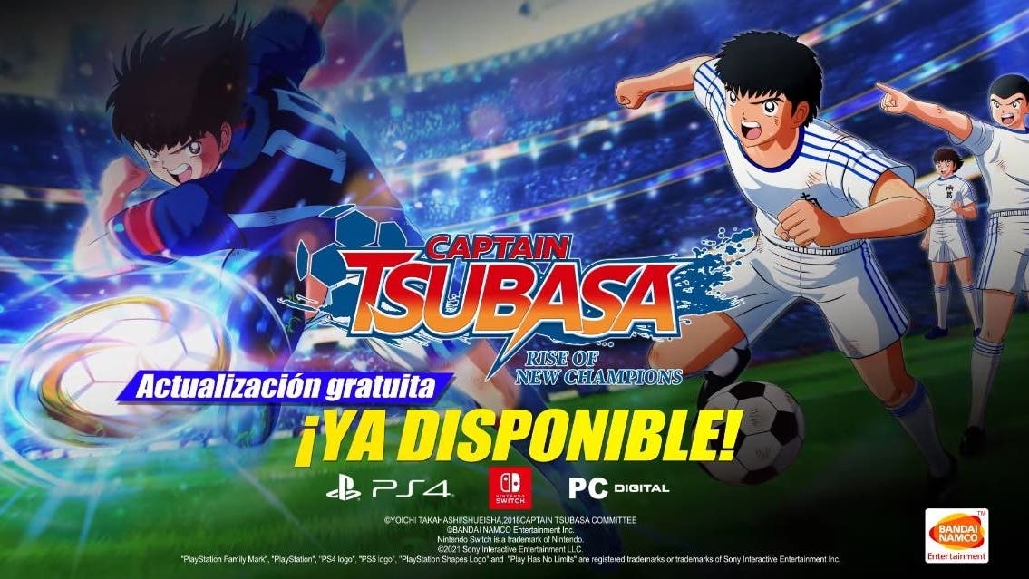 Captain Tsubasa: Rise of New Champions se actualiza a la versión 1.20 en Nintendo Switch: detalles y nuevos jugadores ya disponibles