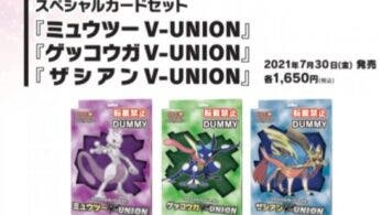 Las primeras colecciones de cartas V-Union del JCC Pokémon se lanzarán el 30 de julio en Japón