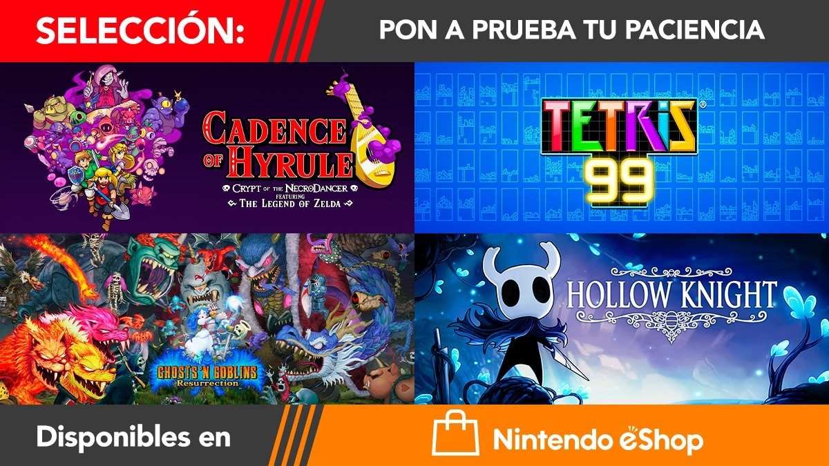 Nintendo nos recomienda una selección de juegos de la eShop de Switch para poner a prueba nuestra paciencia