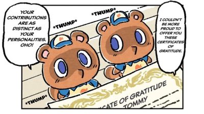 Nueva entrega del cómic oficial Nook Tails de Animal Crossing: New Horizons