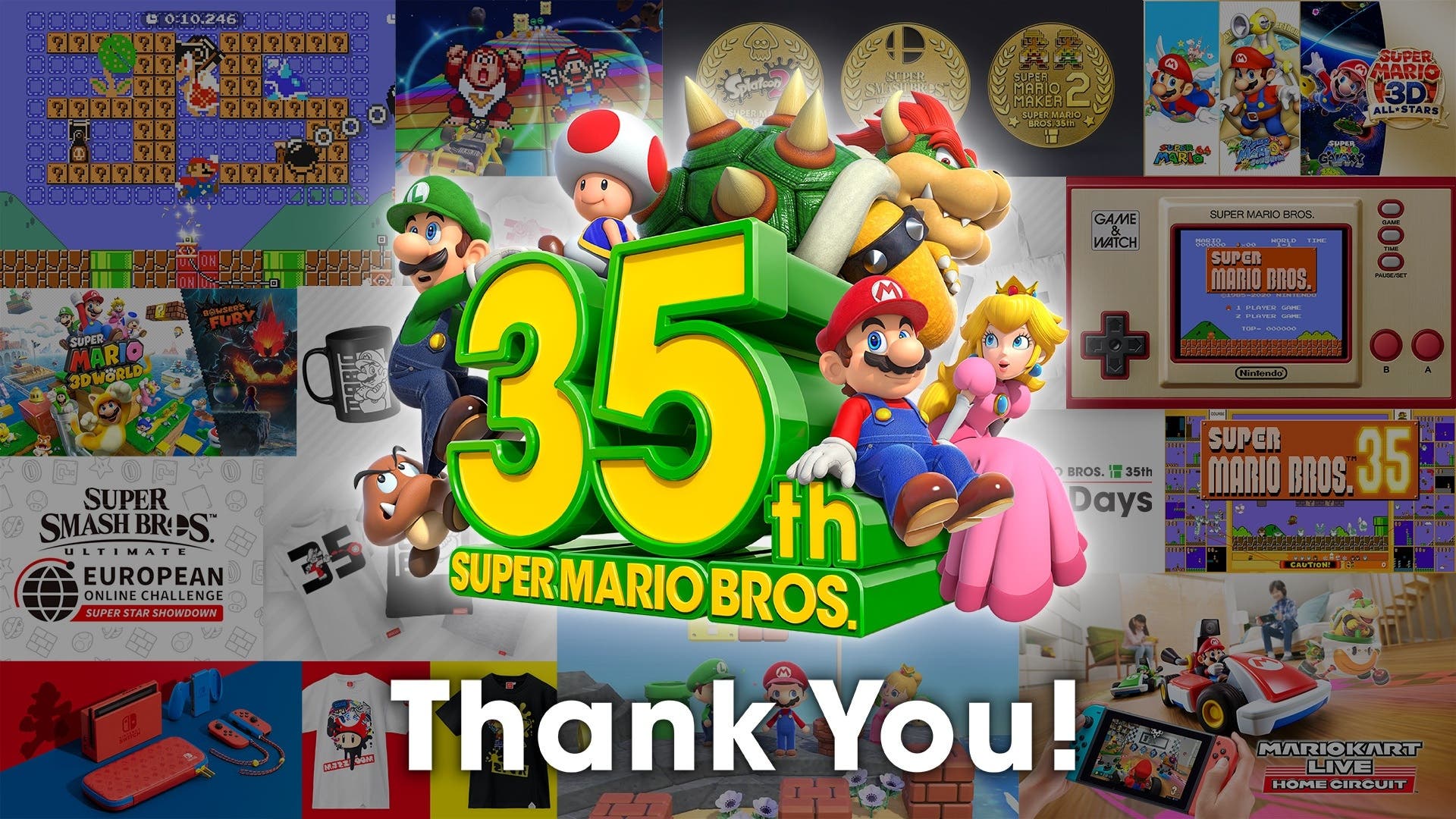Nintendo se despide con este mensaje del 35° aniversario de Super Mario