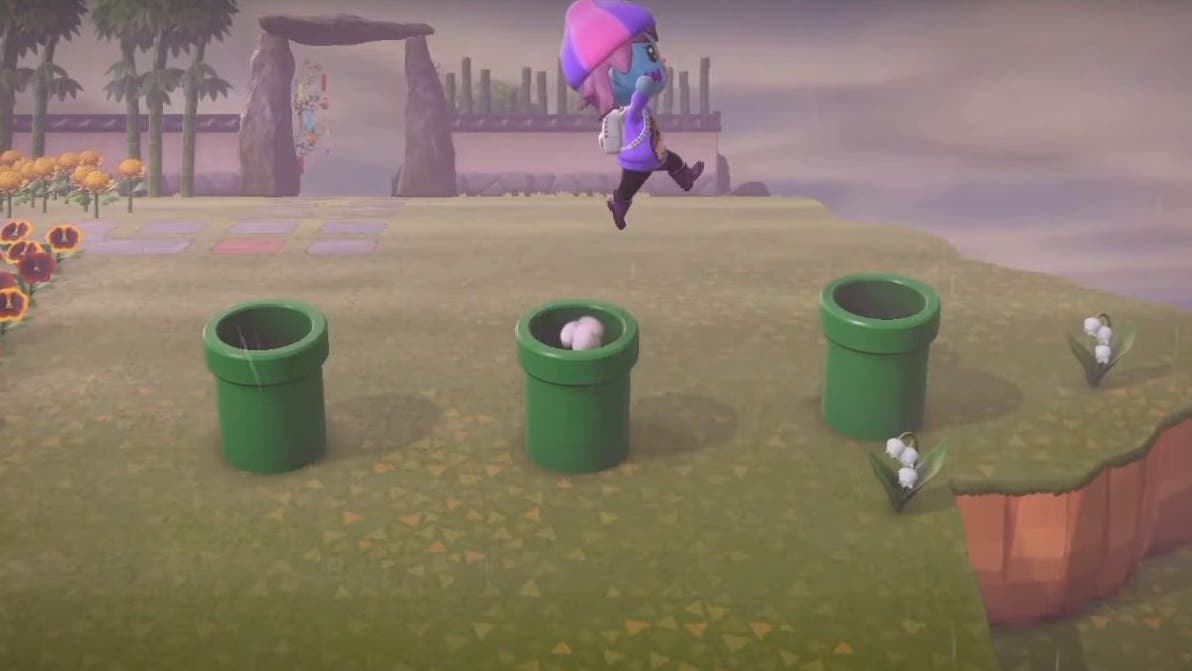7 curiosidades sobre las tuberías de Super Mario en Animal Crossing: New Horizons