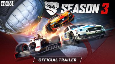 Rocket League avanza la llegada de la temporada 3 y contenidos de NASCAR y Fórmula 1