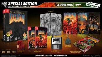 DOOM, DOOM II y DOOM 3 se lanzarán en físico para Nintendo Switch como DOOM: The Classics Collection