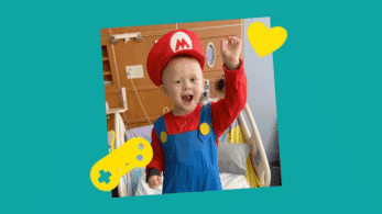 Así animan las estaciones de Nintendo y Starlight a niños como Henry durante su tratamiento