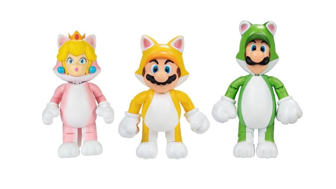 Jakks Pacific anuncia estas figuras de juguete de Super Mario 3D World