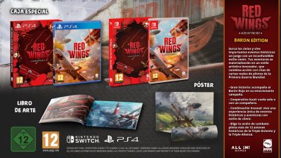 Red Wings: Aces of the Sky confirma edición en formato físico