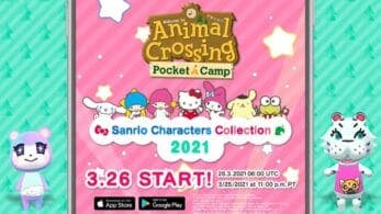 Animal Crossing: Pocket Camp confirma la llegada de la colección de Sanrio 2021