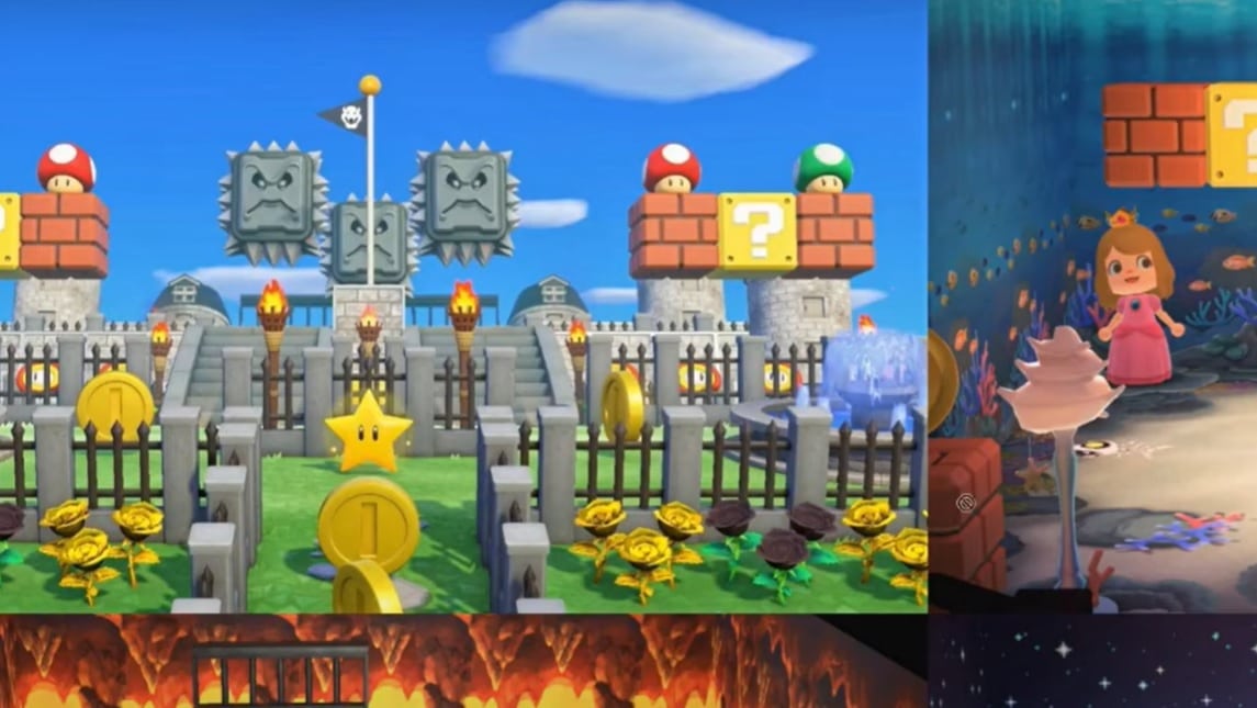 10 ideas para colocar los objetos de Super Mario en Animal Crossing: New Horizons