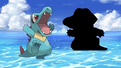 Así era el diseño beta de Totodile durante el desarrollo de Pokémon Oro y Plata