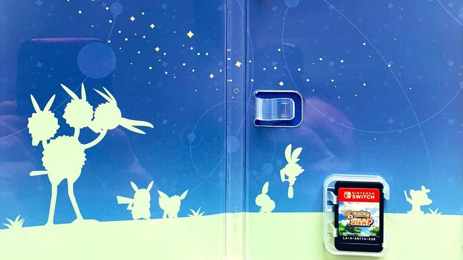 Así luce el interior de la caja y el cartucho de New Pokémon Snap