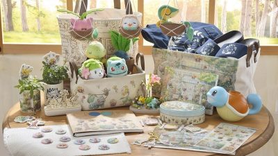 Merchandise Pokémon: nueva colección de artículos Pokémon Grassy Gardening y de peluches Pokémon «Saiko Soda Refresh»