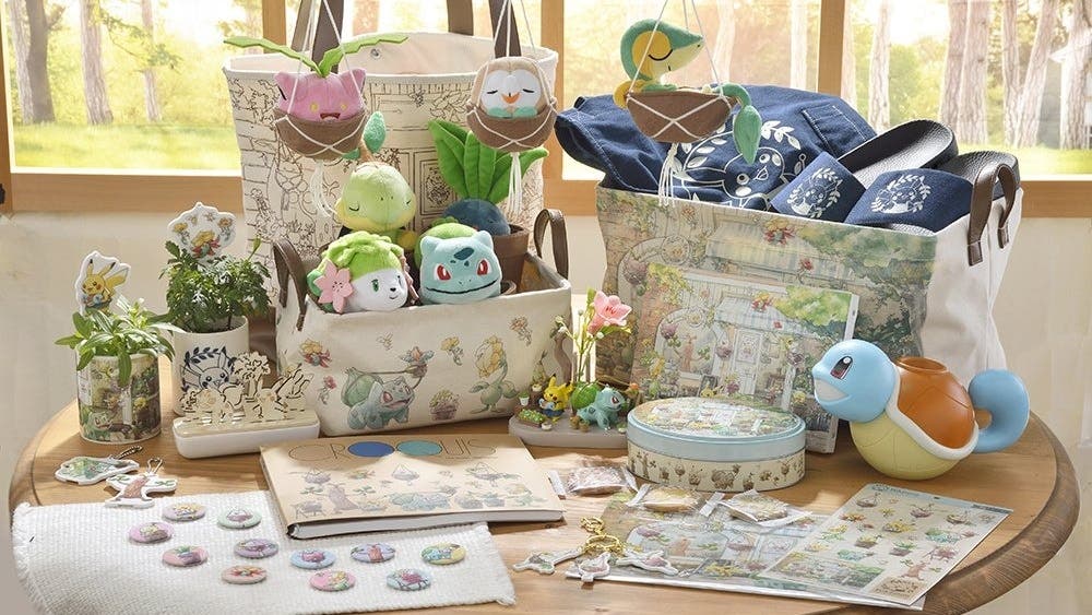 Merchandise Pokémon: nueva colección de artículos Pokémon Grassy Gardening y de peluches Pokémon “Saiko Soda Refresh”