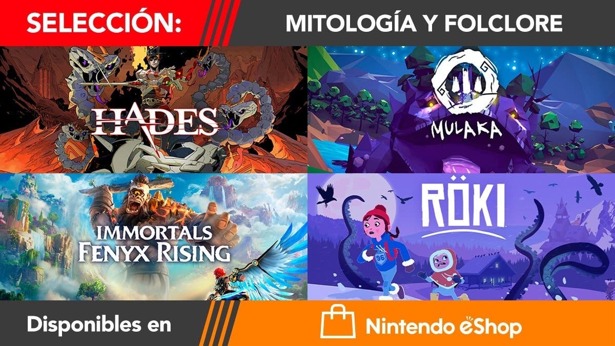 Nintendo nos recomienda una selección de juegos de la eShop de Switch con mitología y folclore