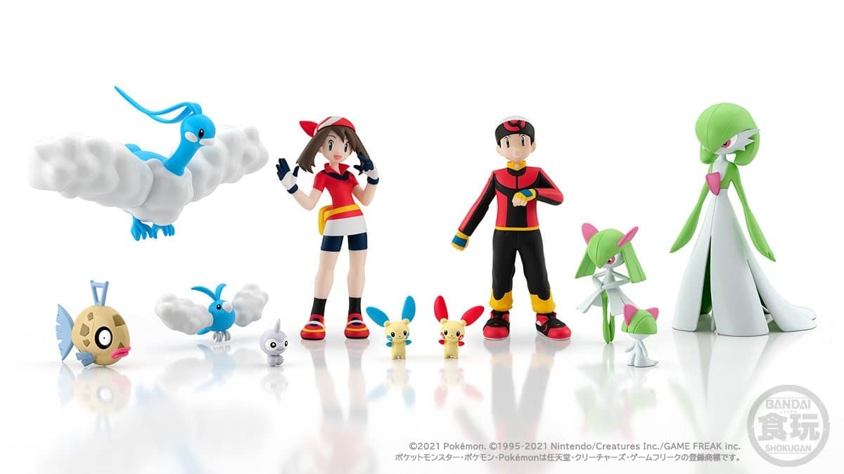 Se revelan nuevas figuras de Hoenn de la colección Pokémon Scale World
