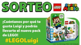 Participa en el nuevo sorteo #LEGOLuigi de Nintendo España y opta a ganar el Pack Inicial: Aventuras con Luigi de LEGO Super Mario