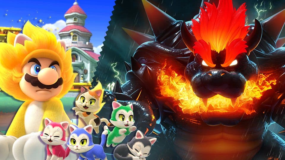 Espíritus de Super Mario 3D World + Bowser’s Fury llegan este viernes a Super Smash Bros. Ultimate