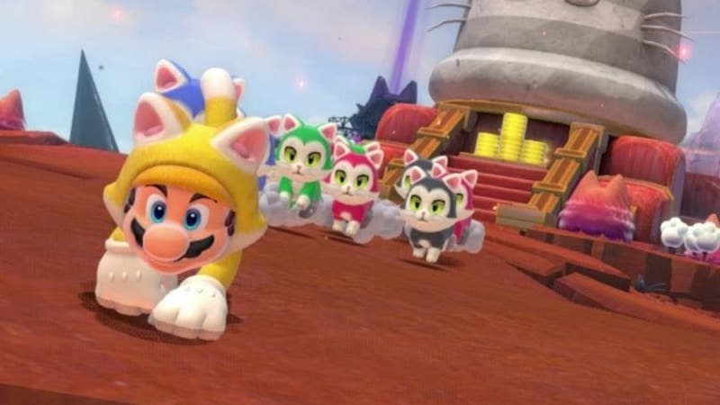 Se proponen y consiguen reunir el mayor número de gatos en Super Mario 3D World + Bowser’s Fury