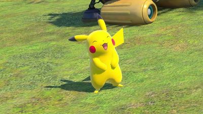 Este vehículo podría ser de una atracción de Pokémon en Universal Studios