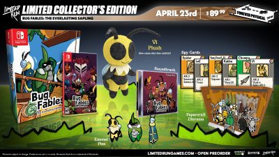 La edición física de Bug Fables para Nintendo Switch causa furor entre los fans