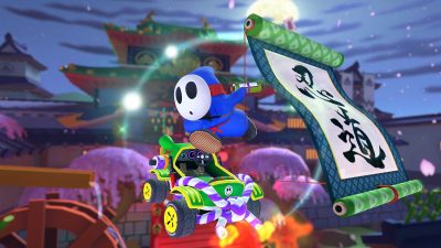 Este tráiler celebra la llegada de la temporada ninja a Mario Kart Tour y el nuevo personaje Shy Guy (Ninja)