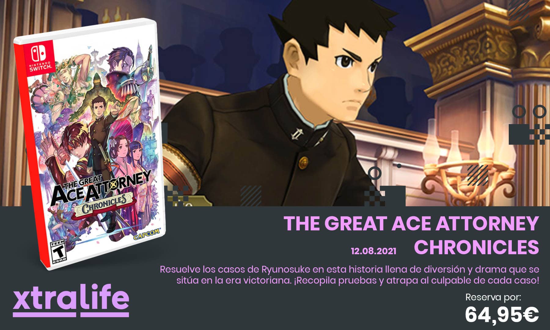 Resuelve casos en la era victoriana con The Great Ace Attorney Chronicles: reserva disponible