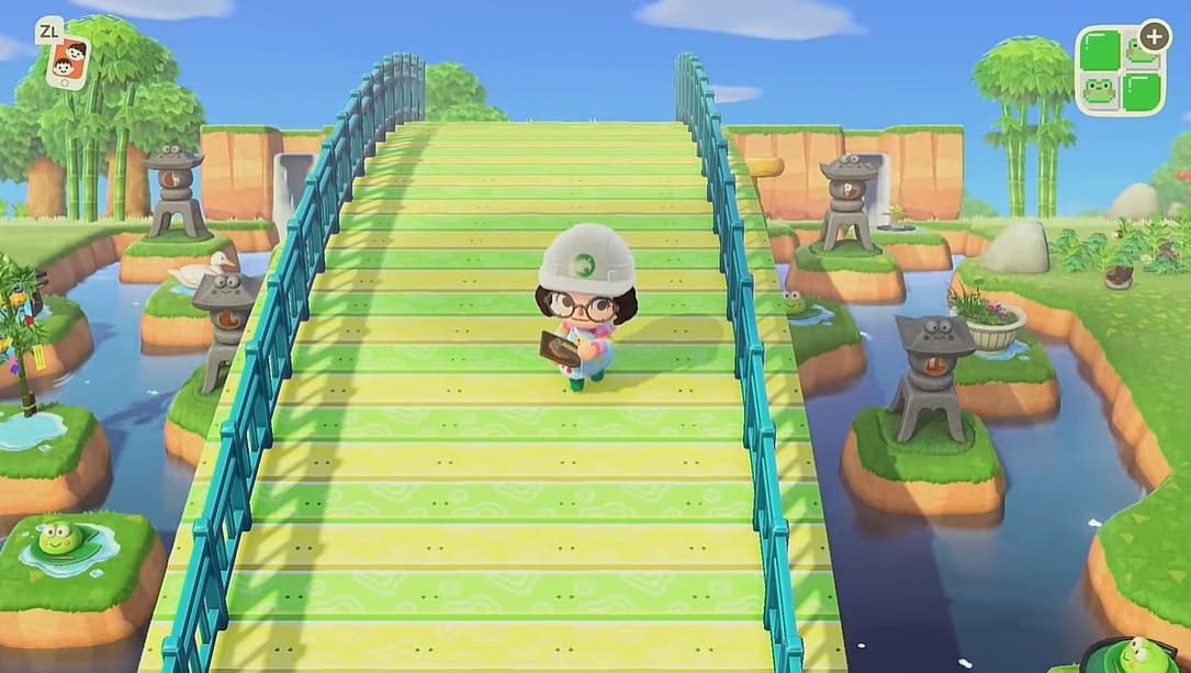 Aprende rápidamente a crear un puente así de chulo para Animal Crossing: New Horizons