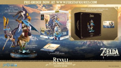 First 4 Figures confirma novedades de su figura de Revali de Zelda: Breath of the Wild: Precio, reserva, vídeo y más