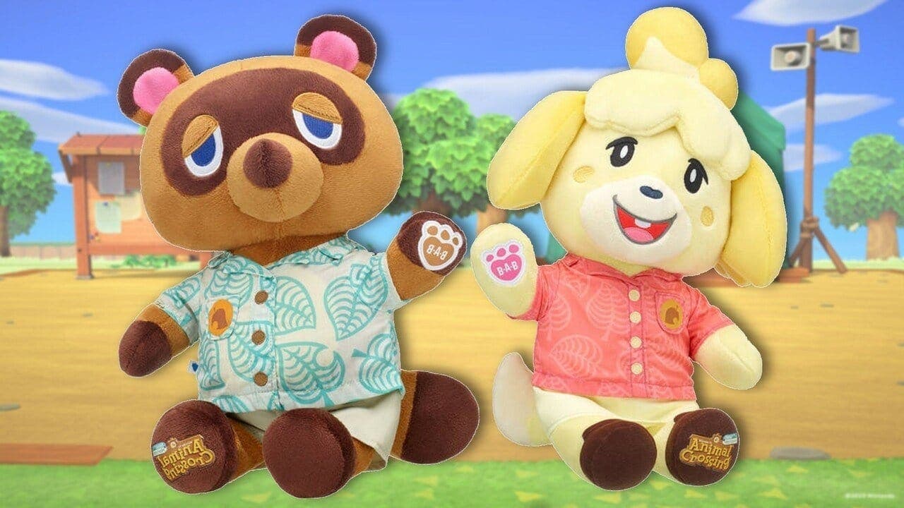 Los peluches de Animal Crossing: New Horizons de Build-A-Bear volverán a estar disponibles mañana en unidades limitadas
