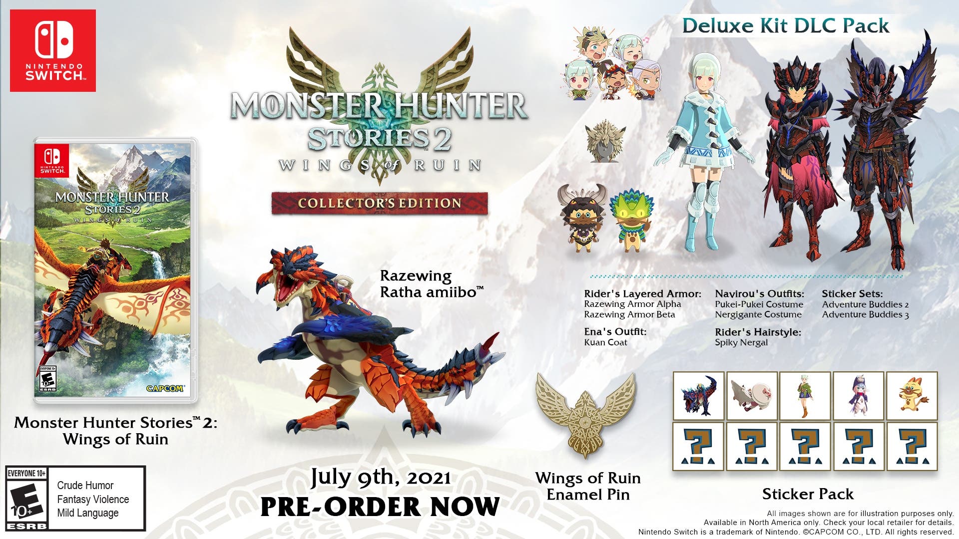Monster Hunter Stories 2: Wings of Ruin confirma edición de coleccionista