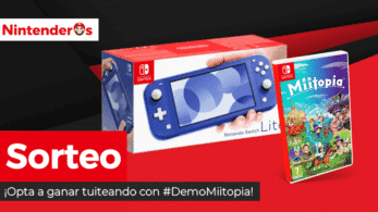 [Act.] ¡Sorteamos la nueva Nintendo Switch Lite azul + una copia de Miitopia!