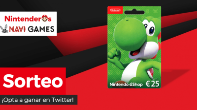 [Act.] ¡Sorteamos una tarjeta de 25€ para la Nintendo eShop junto a NaviGames!