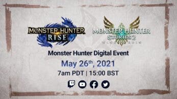 Capcom anuncia un evento digital de Monster Hunter para el 26 de mayo