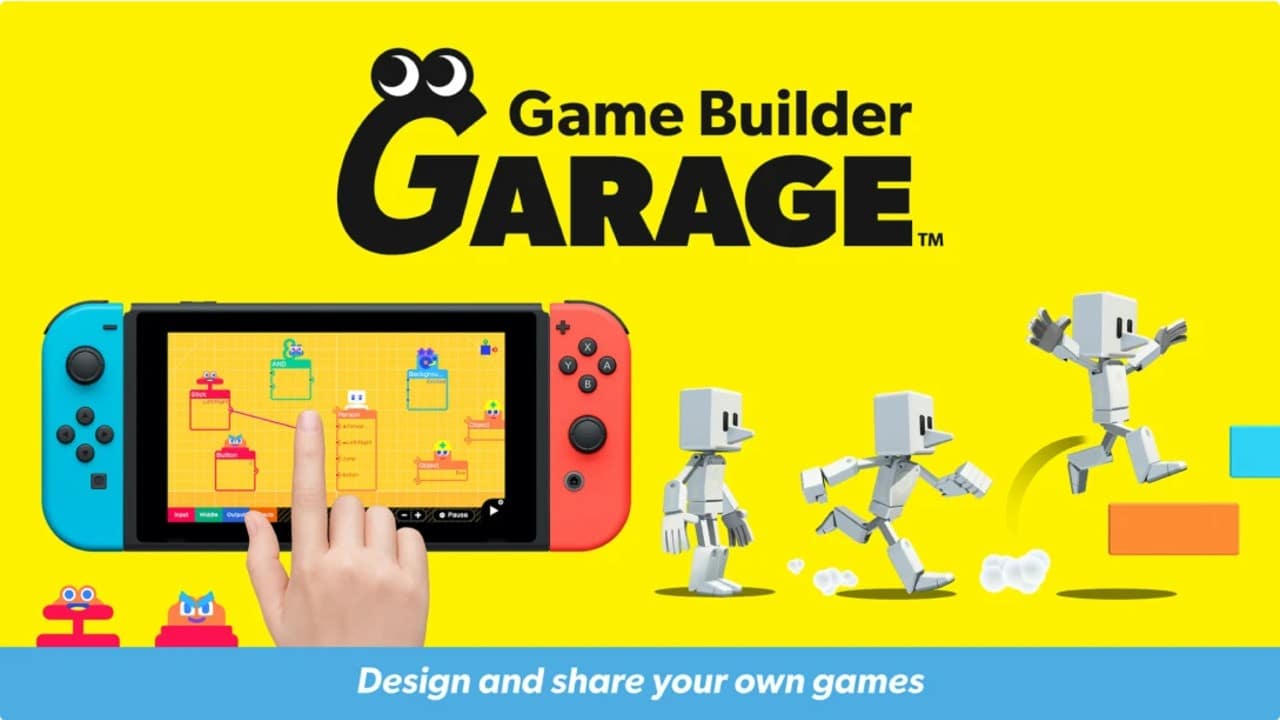 Desvelado el tamaño de la descarga de Estudio de videojuegos / Game Builder Garage para Nintendo Switch