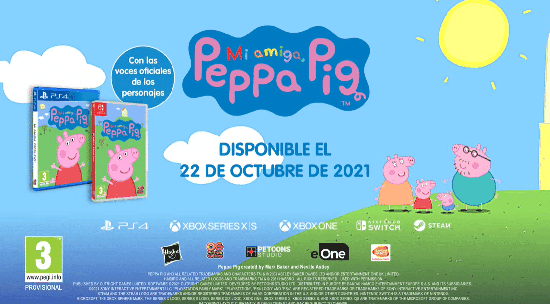 Mi amiga, Peppa Pig se estrenará en octubre en Nintendo Switch