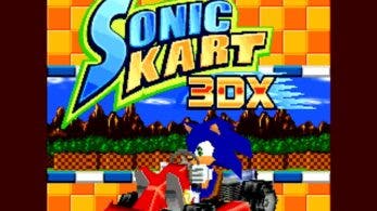 Sale a la luz un interesante gameplay del apenas conocido Sonic Kart 3DX