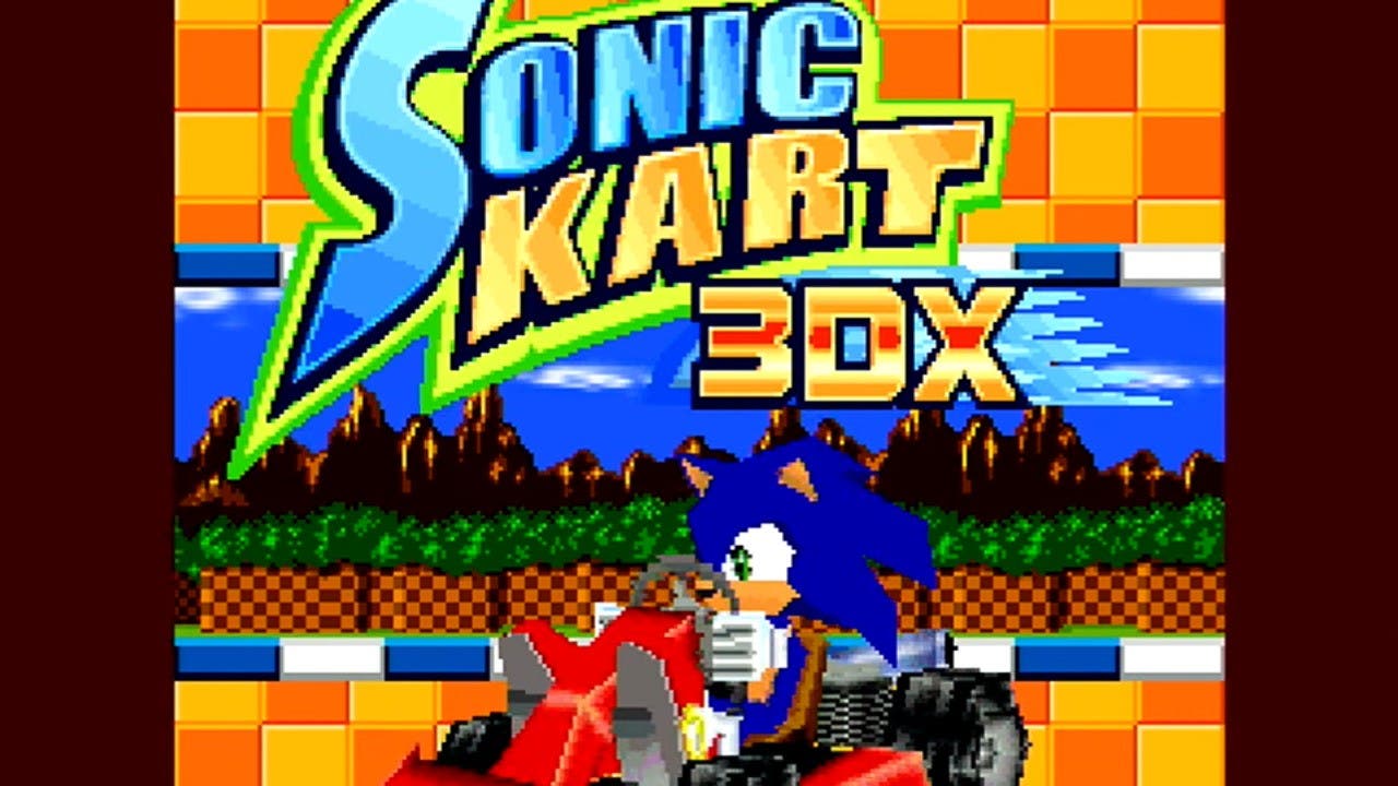 Sale a la luz un interesante gameplay del apenas conocido Sonic Kart 3DX