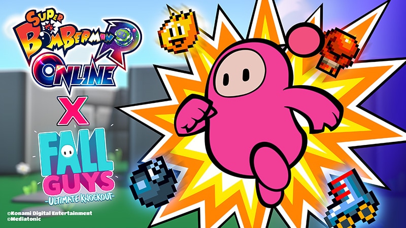 Super Bomberman R Online de Konami ya está disponible gratis en Nintendo Switch: tamaño de la descarga y colaboración con Fall Guys