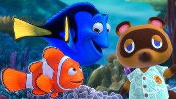 Recrean una mítica escena de Buscando a Nemo en Animal Crossing: New Horizons