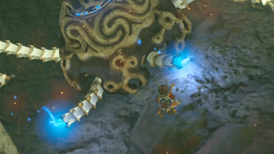 Capturan una de las muertes de Guardián más agonizantes de Zelda: Breath of the Wild