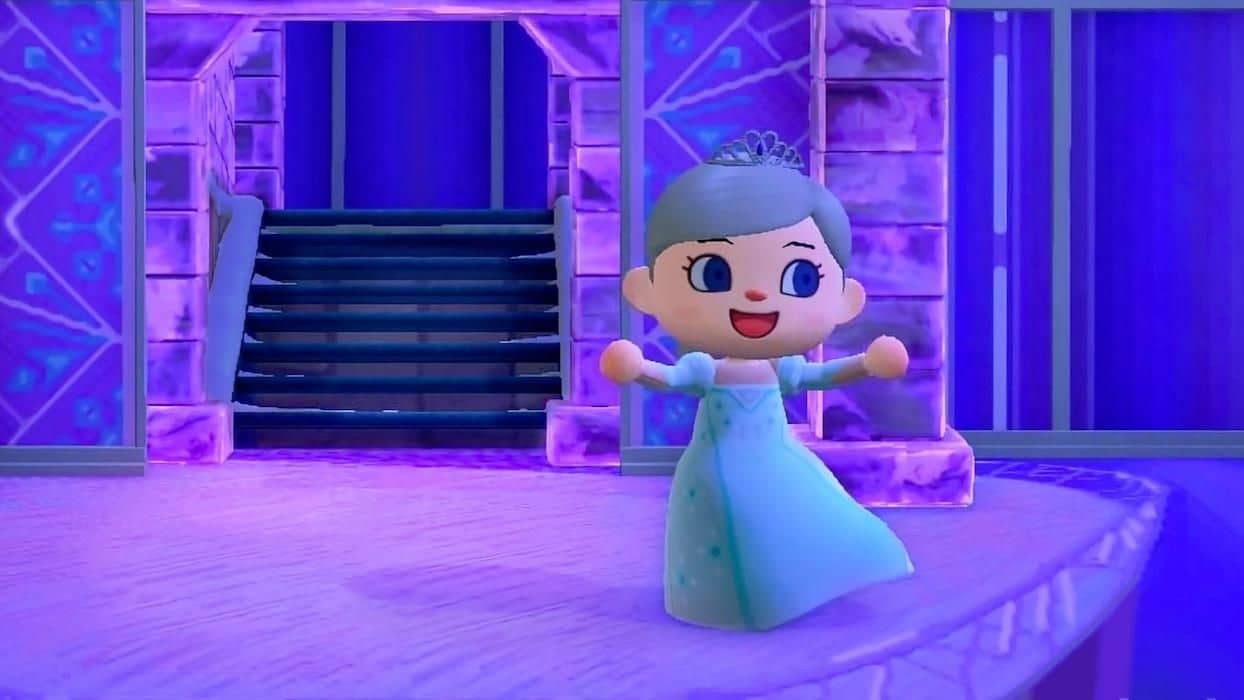 Tardan 26 horas en recrear esta escena de Frozen en Animal Crossing: New Horizons