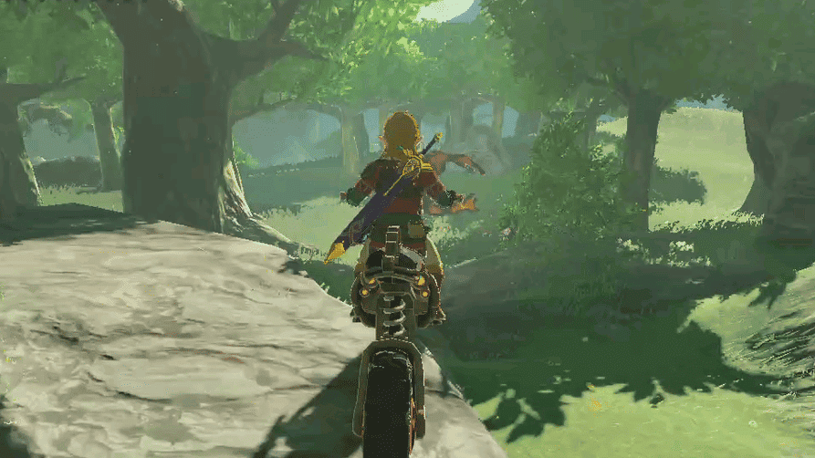 Clip nos muestra uno de los comportamientos más extraños de la Moto Hyliana en Zelda: Breath of the Wild