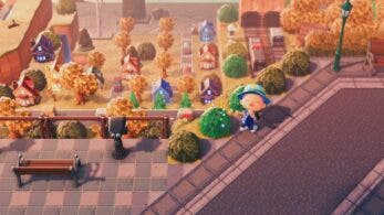 Logran crear una curiosa perspectiva con esta disposición en Animal Crossing: New Horizons