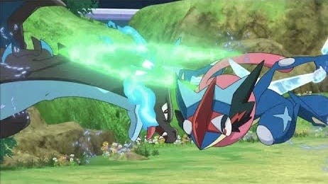 Greninja Ash y Mega Charizard X se enfrentan en este clip oficial en castellano de la Serie Pokémon XYZ