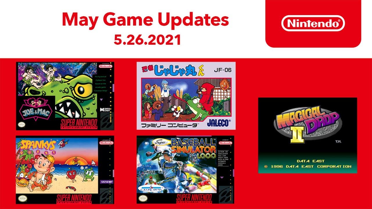 Nintendo Switch Online confirma los juegos de SNES y NES para mayo de 2021 en Occidente y Japón