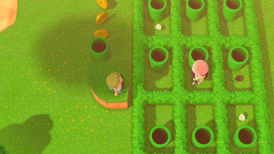 Crean un tres en raya con las tuberías de Super Mario en Animal Crossing: New Horizons
