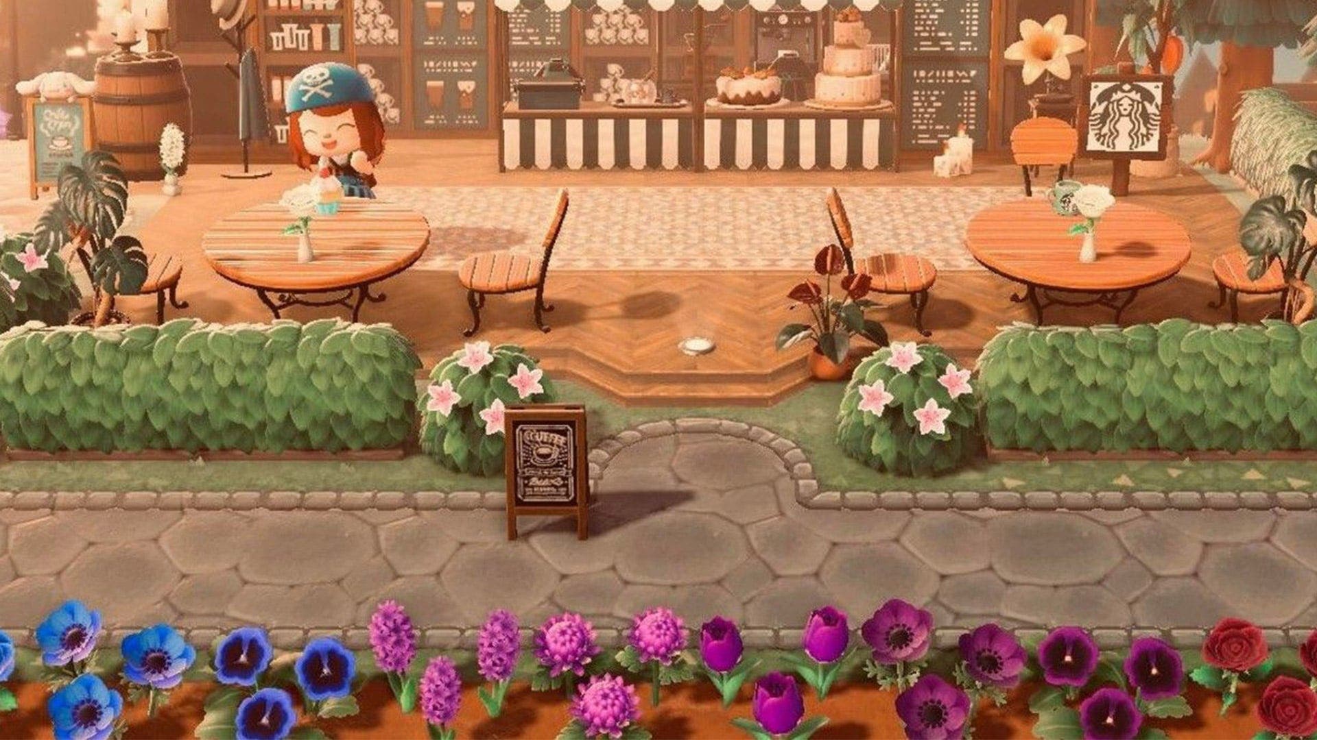 Fan crea esta acogedora cafetería Starbucks dentro de Animal Crossing: New Horizons