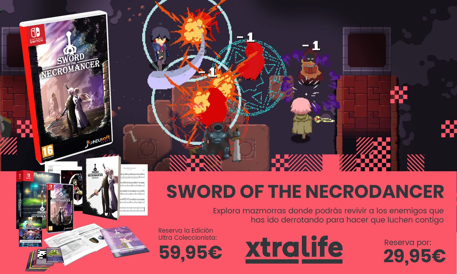 Explora mazmorras con el increíble Sword of the Necromancer: reserva disponible